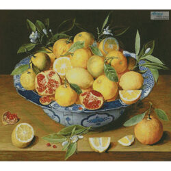 Still Life Lemons, Oranges and Pomegranate (Jacob van Hulsdonck)