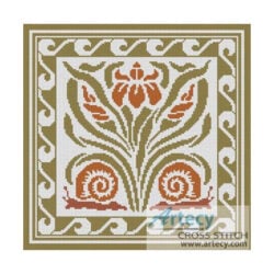 Flowers & Snails Pattern (Dover)