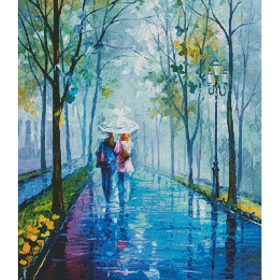 Foggy Stroll (Leonid Afremov)