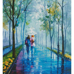 Foggy Stroll (Large) (Leonid Afremov)