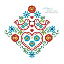 Folk Art Love Birds (redkoala - Fotolia)