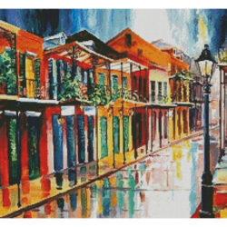 French Quarter Spring Rain (Diane Millsap)
