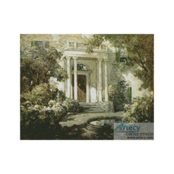 Front porch in dappled sunlight (Abbott Fuller Graves)