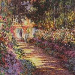 Garden Path at Giverny (Claude Monet)
