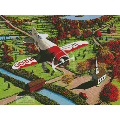 Gee Bee over New England (Mike Bennett)