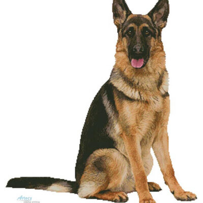 German Shepherd Sitting (Happy Monkey - Fotolia)