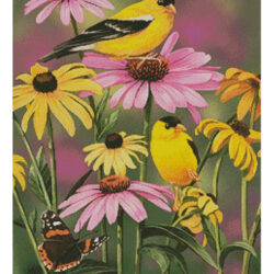Golden Finches (William Vanderdasson /artlicensing)