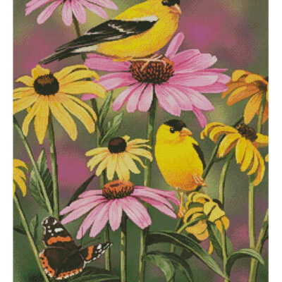 Golden Finches (William Vanderdasson /artlicensing)