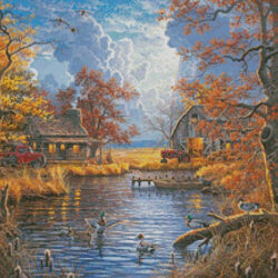 Good Old Days Painting (Abraham Hunter)