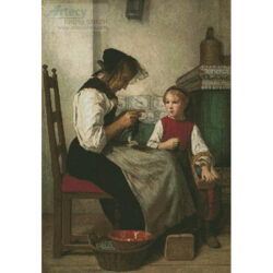 Grandmother and Young Girl (Albert Anker)