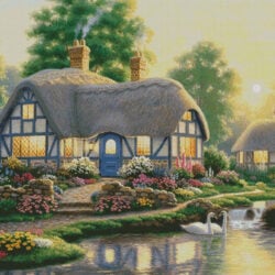 Great Cottage Walkway (Large) (Richard Burns)