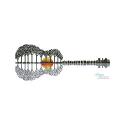 Guitar Landscape Sunset (S Clarke)