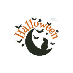Halloween Cat and Moon (Joni Prittie)