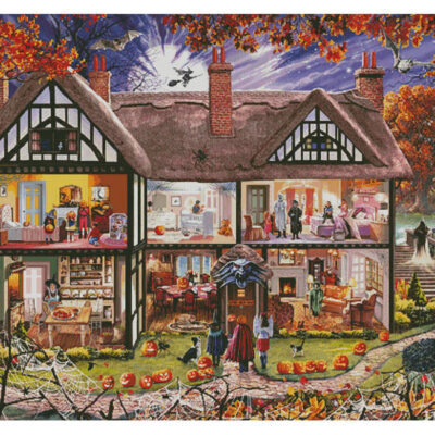 Halloween House Painting (Large) (Steve Crisp)