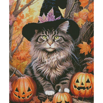 Halloween Siberian Cat (T Clarke using Midjourney AI)