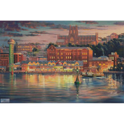 Harbour Lights (Large) (John Bradley / artlicensing)