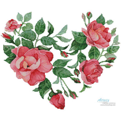 Heart of Roses (mika48 - Vectorstock)