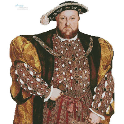 Henry the VIII (No Background) (Hans Holbein the Younger)