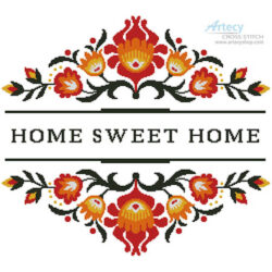 Home Sweet Home Polish Folk Art Design 1 (Ancymonic)