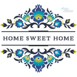 Home Sweet Home Polish Folk Art Design 2 (Ancymonic)
