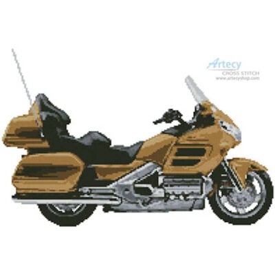 Honda Goldwing Tan Motorcycle