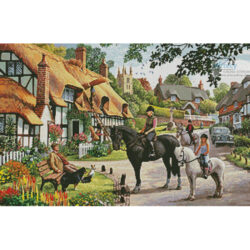 Horse Riders in the Village (Steve Crisp)