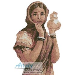 Indian Milkmaid (Raja Ravi Varma)