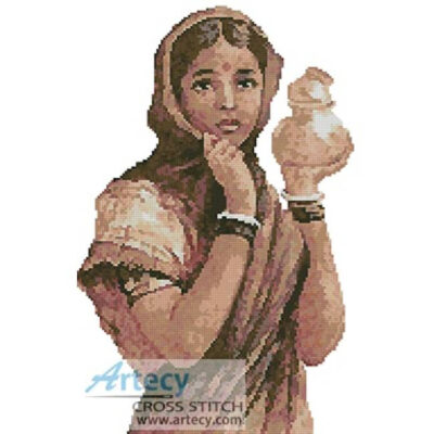 Indian Milkmaid (Raja Ravi Varma)