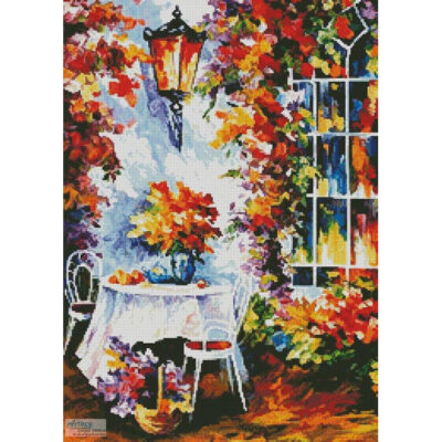 In the Garden Painting (Crop) (Leonid Afremov)