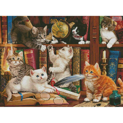 Kittens in the Library (Image World)