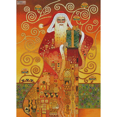 Klimt Santa (Carol Lawson)