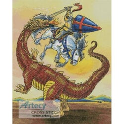 Knight and Dragon (Dover)