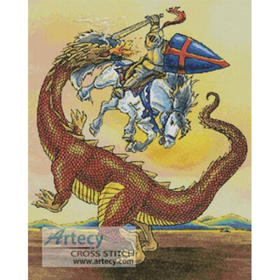 Knight and Dragon (Dover)