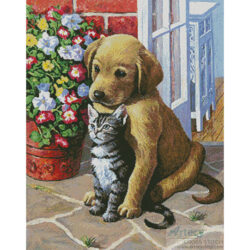 Labrador Pup and Kitten (Kevin Walsh)