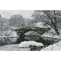 Lake and Bridge in Winter (Fotog/Tetra Images - Corbis)