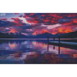 Lake McDonald Sunset (Large) (Pixabay)
