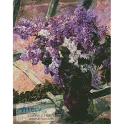 Lilacs in a Window (Art Renewal Centre)