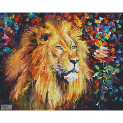 Lion of Zion (Large) (Leonid Afremov)