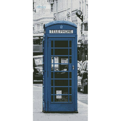 London Phone Booth Blue (Crop) (Felix Broennimann)