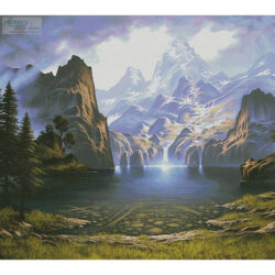 Majestic Vision (Cushion) (Jon Rattenbury/ artlicensing)