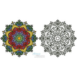 Mandala Design 1 (Qilli - Vectorstock)