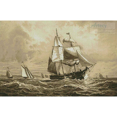 Marine View (Antique print by Oliver T Clark)