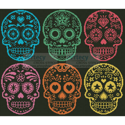 Mexican Sugar Skulls (redkoala - Fotolia)