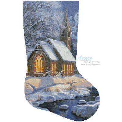 Midnight Clear Stocking (Right) (Mark Keathley)