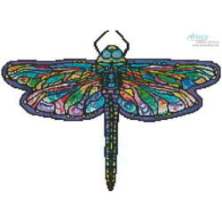 Mini Abstract Dragonfly (No Background) (Dean Russo/ artlicensing)