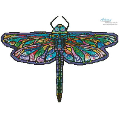 Mini Abstract Dragonfly (No Background) (Dean Russo/ artlicensing)