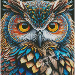 Mini Abstract Owl (T Clarke using Midjourney AI)