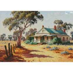 Mini Australian Homestead (S Clarke using Midjourney AI)