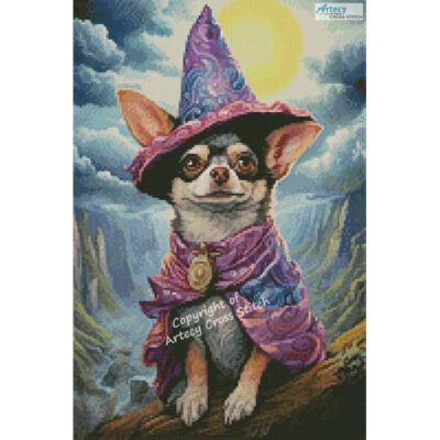 Mini Chihuahua Wizard (T Clarke using Midjourney AI)