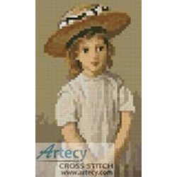 Mini Child in a Straw Hat (Mary Cassatt)